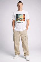 "Camping Life graphic t-shirt for outdoor adventure lovers"