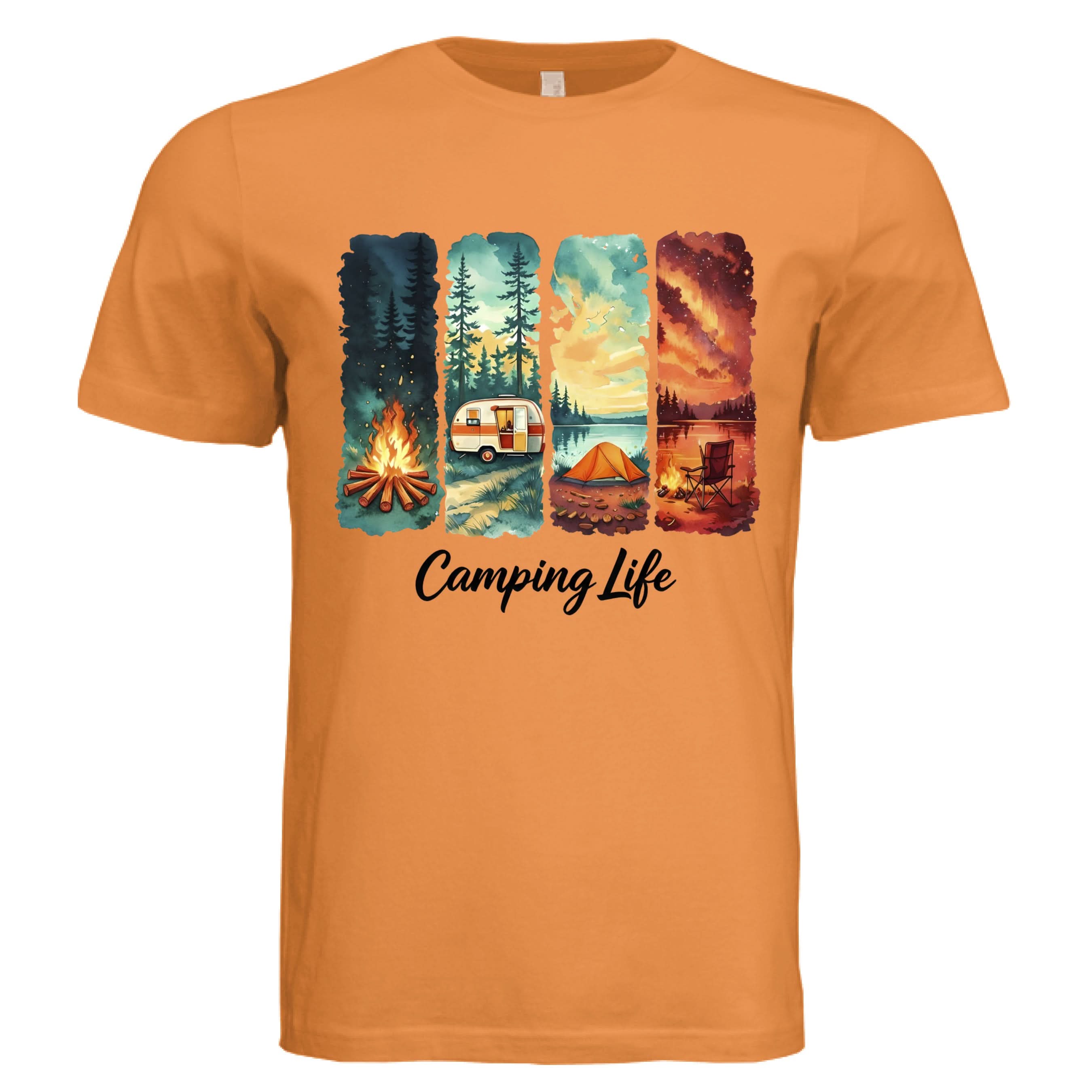 Camping Life graphic t-shirt for outdoor adventure lover