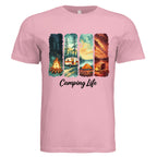 Camping Life graphic t-shirt for outdoor adventure lover
