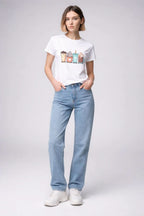 Coffee Lover Graphic Tee – Ladies’ Soft style Fitted T-Shirt